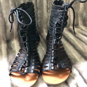 Black Gladiator sandal